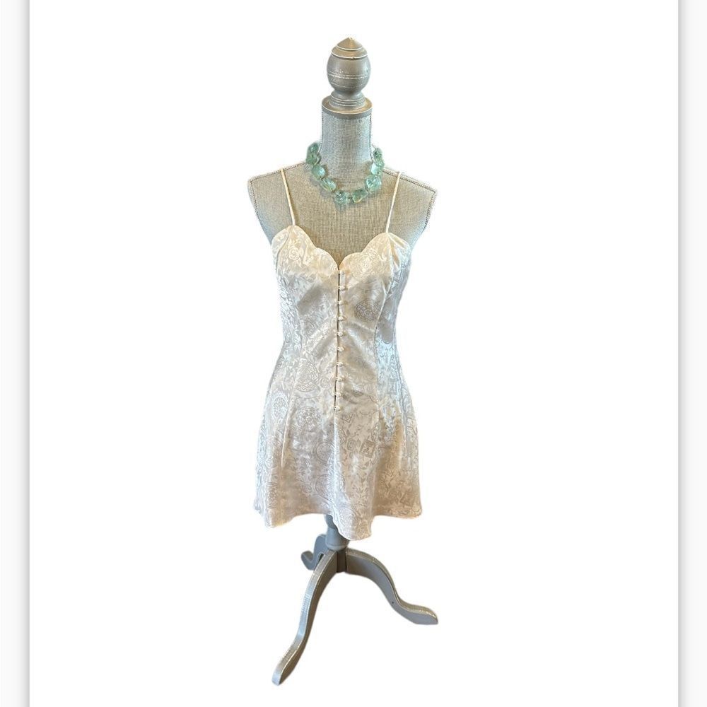 Victoria's Secret Ivory Lace Slip Chemise